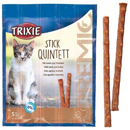 Trixie PREMIO Stick Quintett Lamb and Turkey ЯГНЕНОК и ИНДЕЙКА лакомство для кошек 25 г (42723)